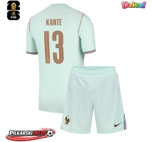 Francja Kante #13 Koszulka Wyjazdowa dzieci MŚ 2026 Krótki Rękaw (+ krótkie spodenki)